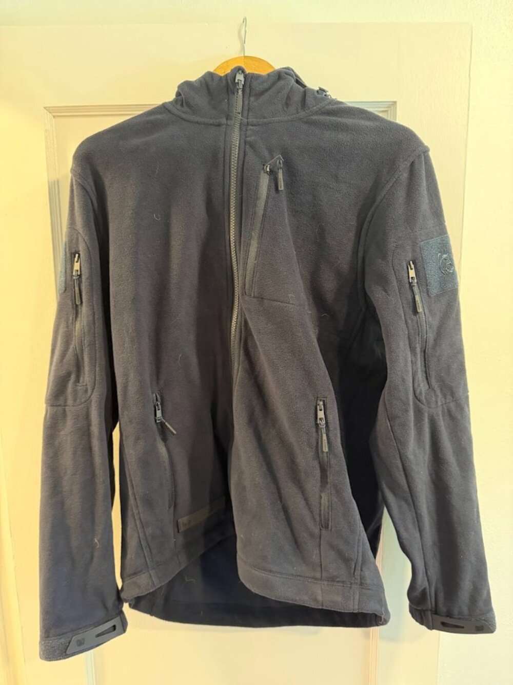 BÆRSkin Tactical Hoodie 4.0 Navy Fleece Full Zip Size M NWT